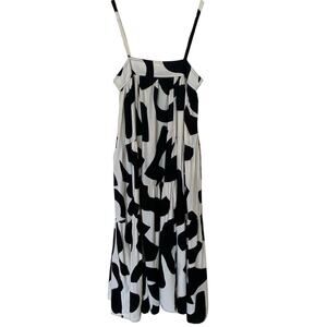 ANTHROPOLOGIE X Able The Label Diego Smock Tiered Midi Dress, Size Small